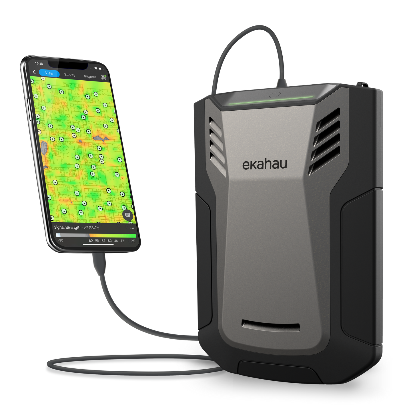 Predictive WiFi Service with Ekahau for Single-Floor Plans